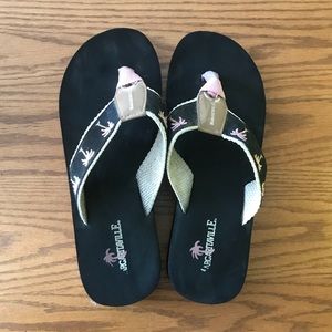 Wedge flip flops!